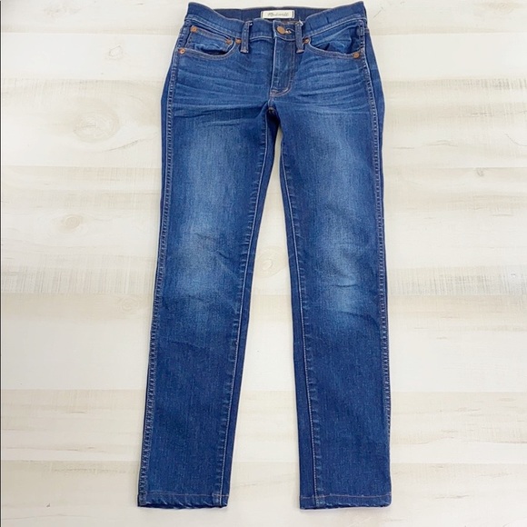 MADEWELL 9" HiRise Skinnies Polly Wash 26” inseam - Picture 3 of 15